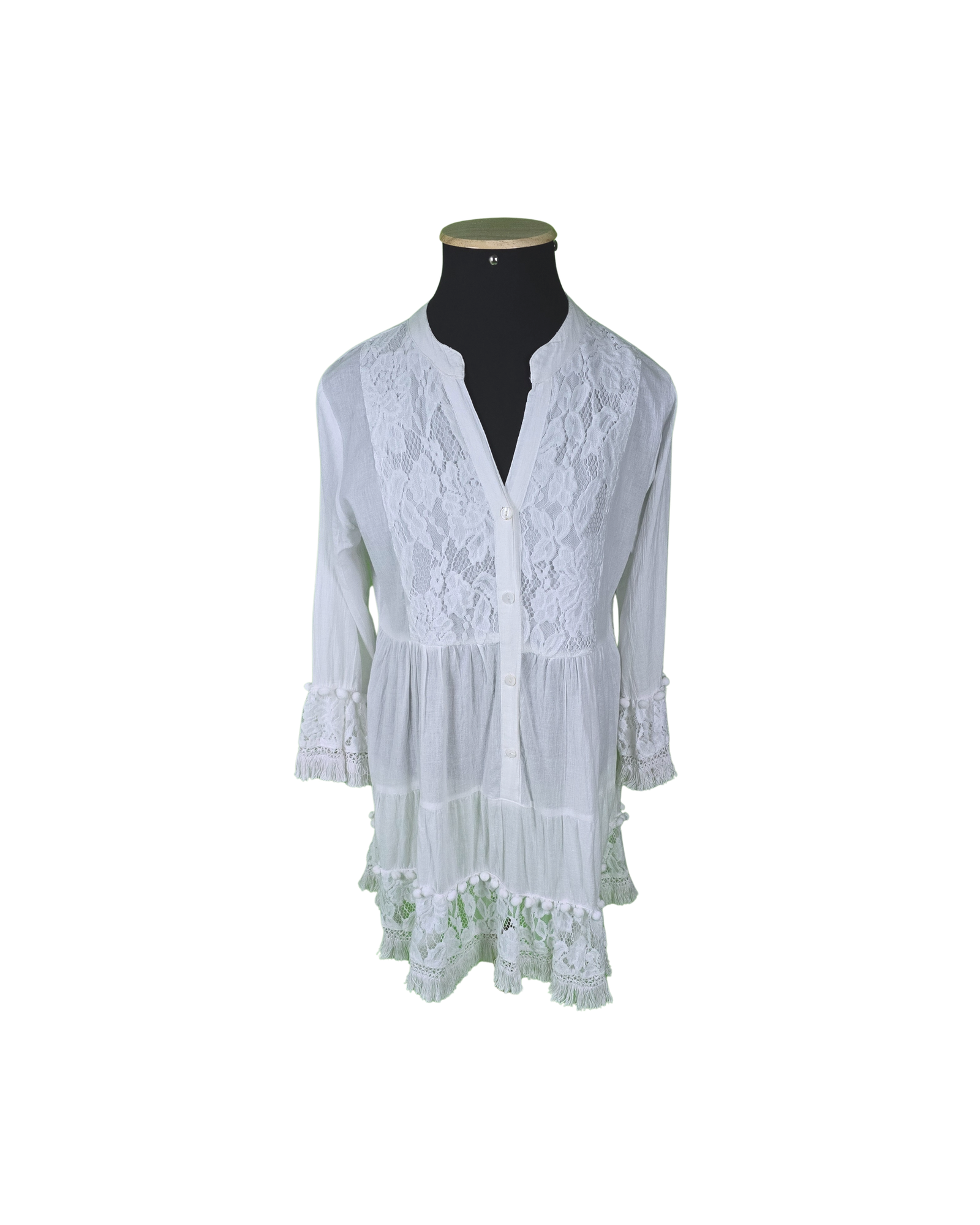 Vestido curto Mundo Boho Chic - M