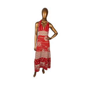 Vestido longo Ferrugem - P
