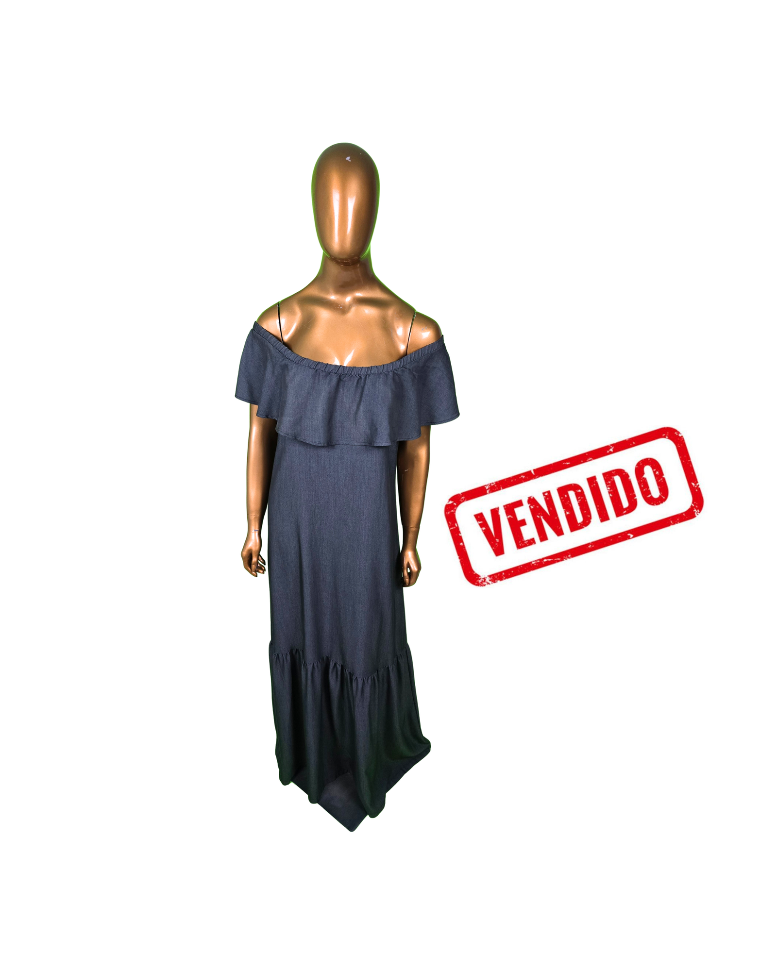 Vestido longo Pusco - M